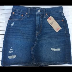 Levi’s high-rise skirt Jean skirt